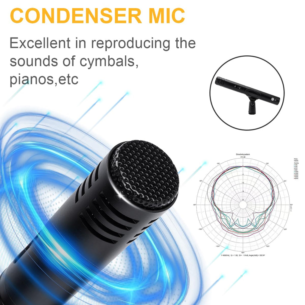 7-Piece Drum Mic Kit with XLR Outputs S651