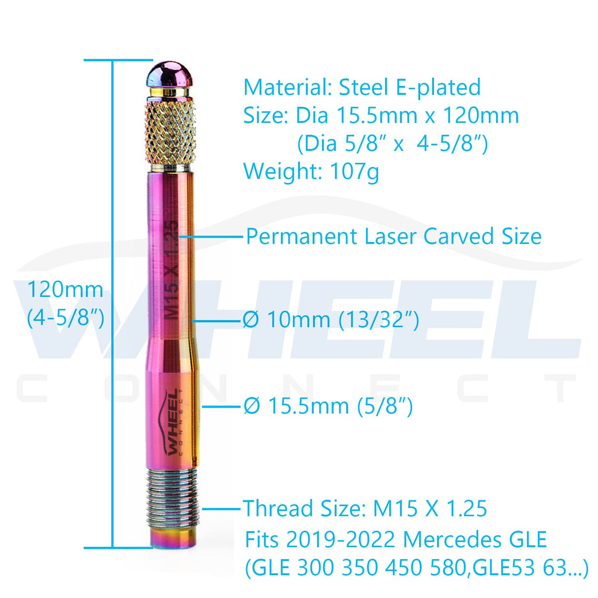 Stainless Steel Wheel Alignment Pin Set of 5 Sizes X91929