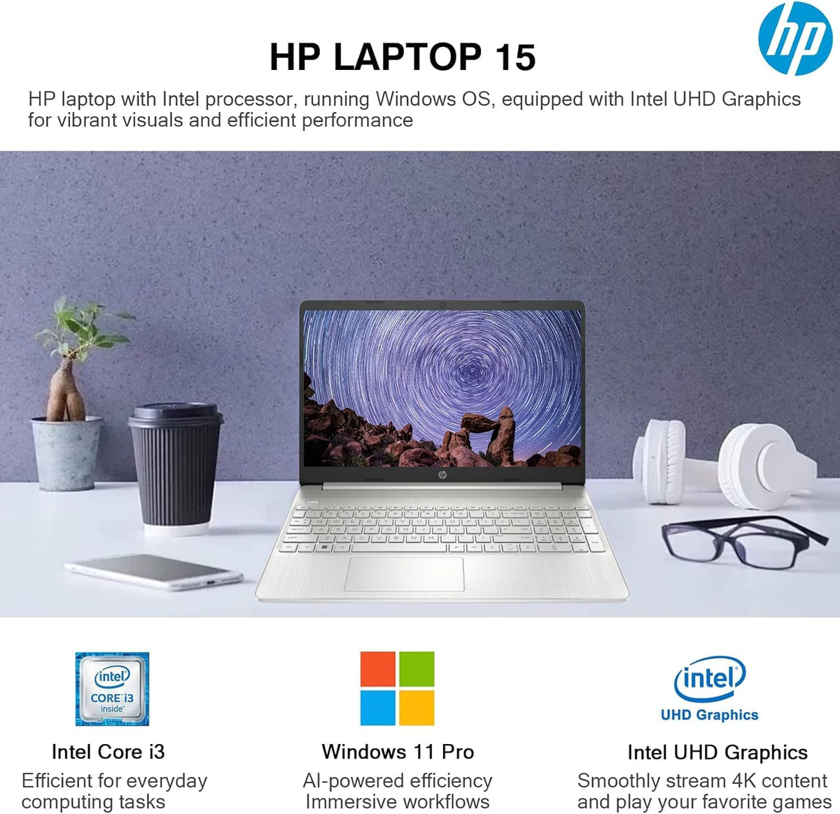 15.6" HD Touchscreen 6-Core i3 16GB RAM 1TB Storage Laptop O43322