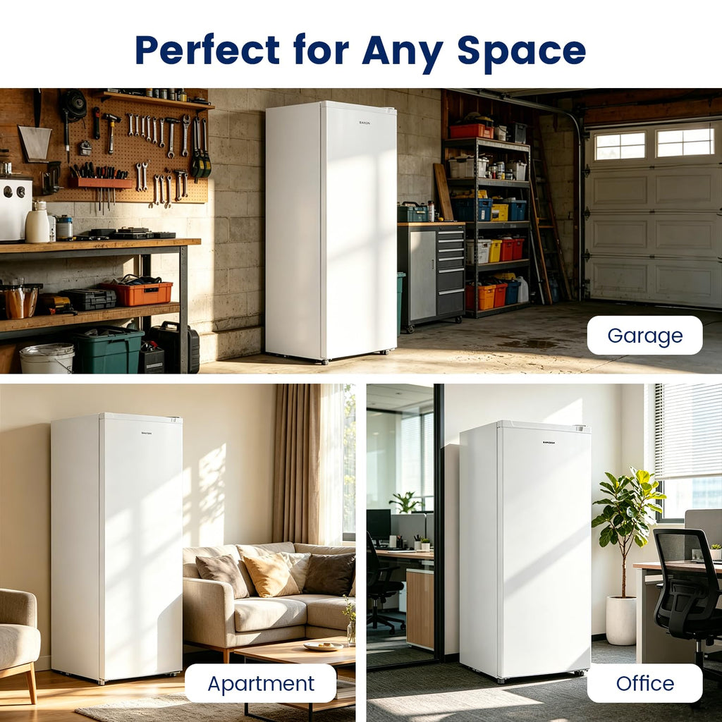 White 6.5 Cu.ft Upright Freezer X667
