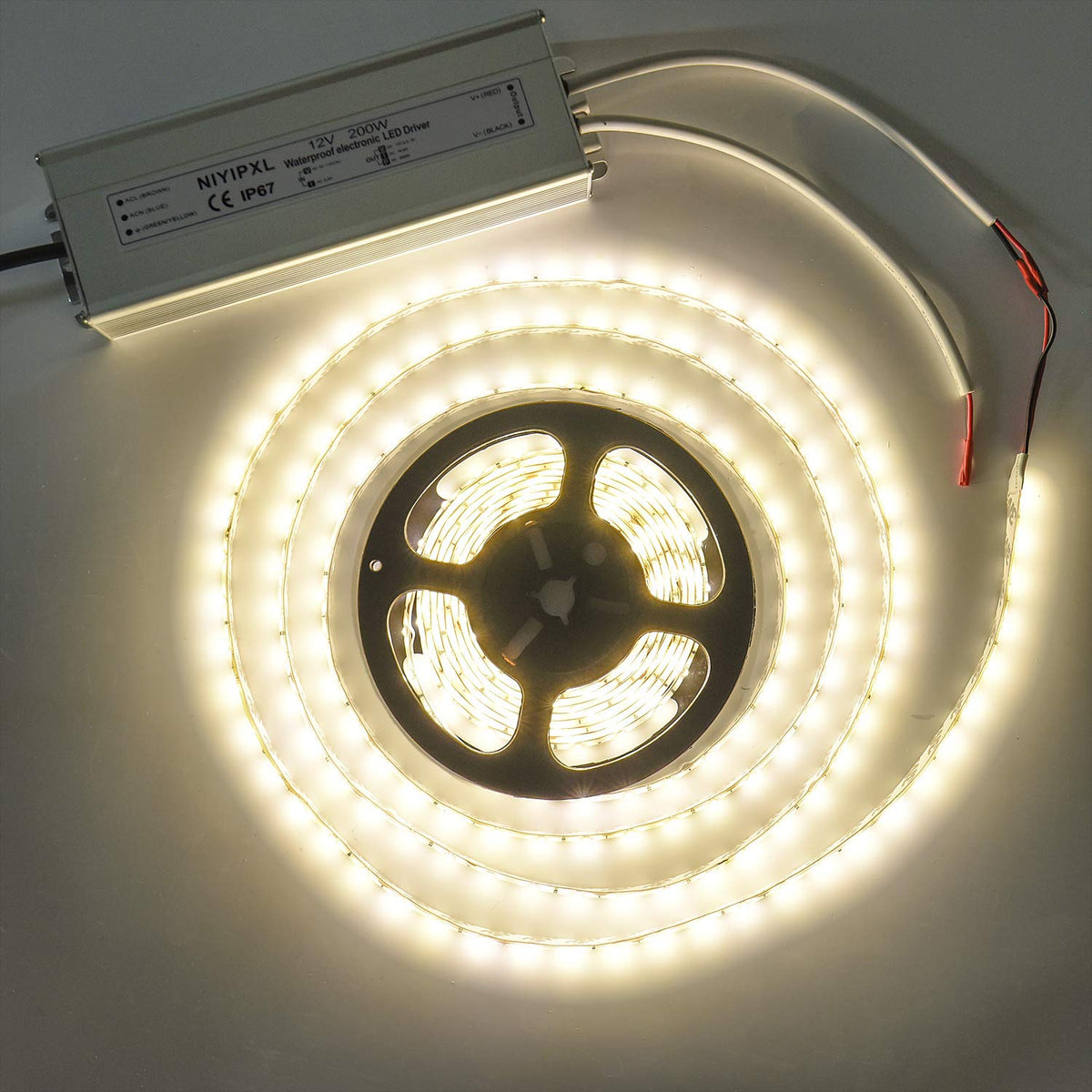 200 Watts Waterproof IP67 LED Driver 90V-130V AC to 12V DC H905171