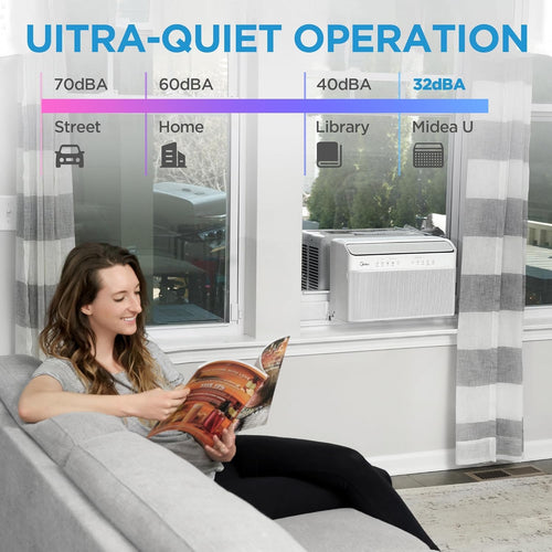 12,000 BTU U-Shaped Smart Inverter Window Air Conditioner I372