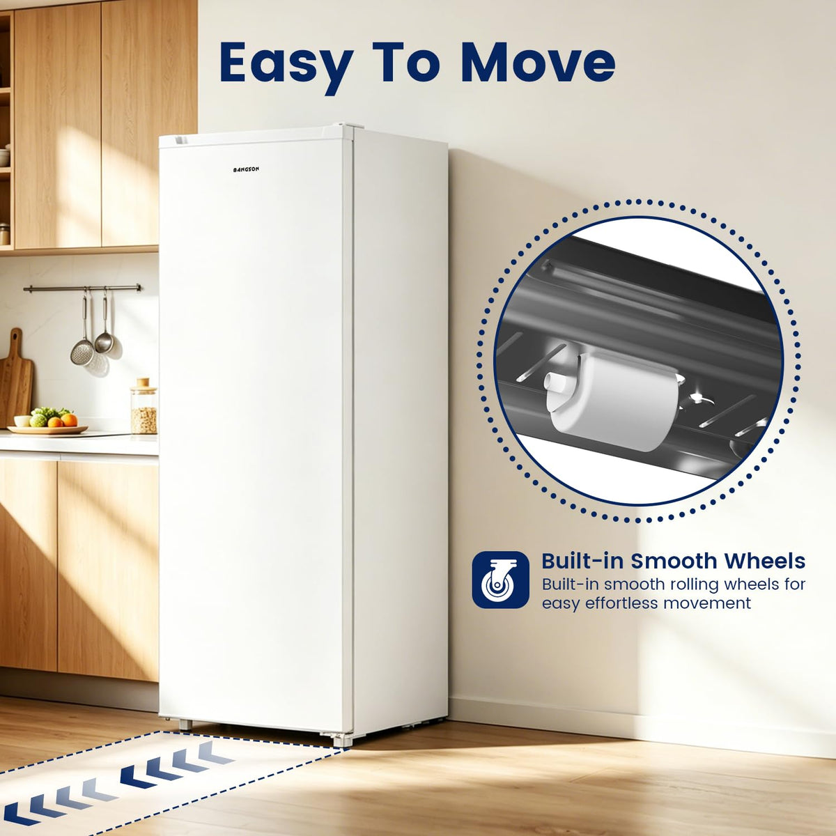 White 6.5 Cu.ft Upright Freezer X667