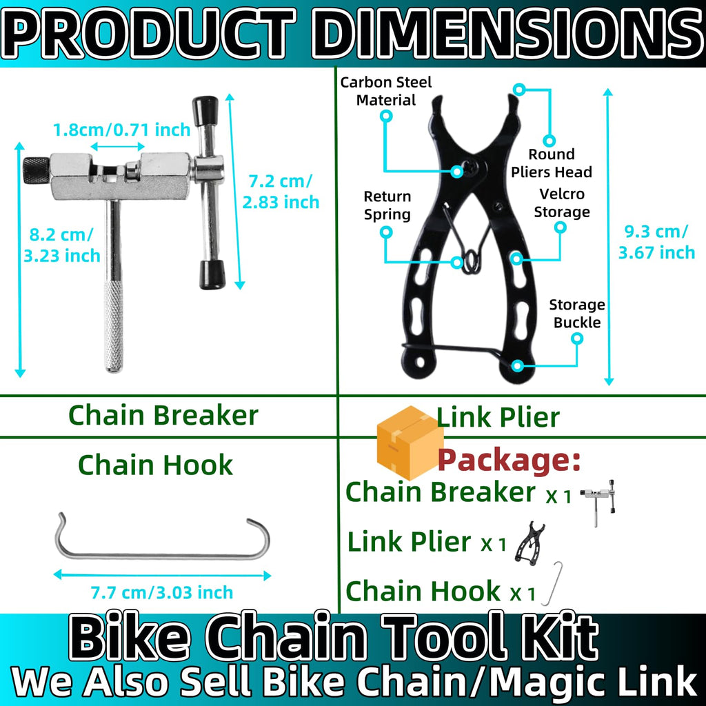 Bike Chain Tool 3 Pcs U7541