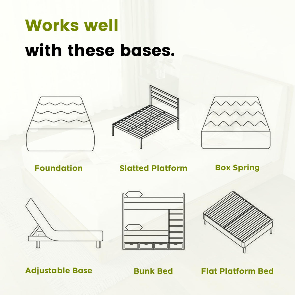 6 Inch Twin Memory Foam Mattress B1899