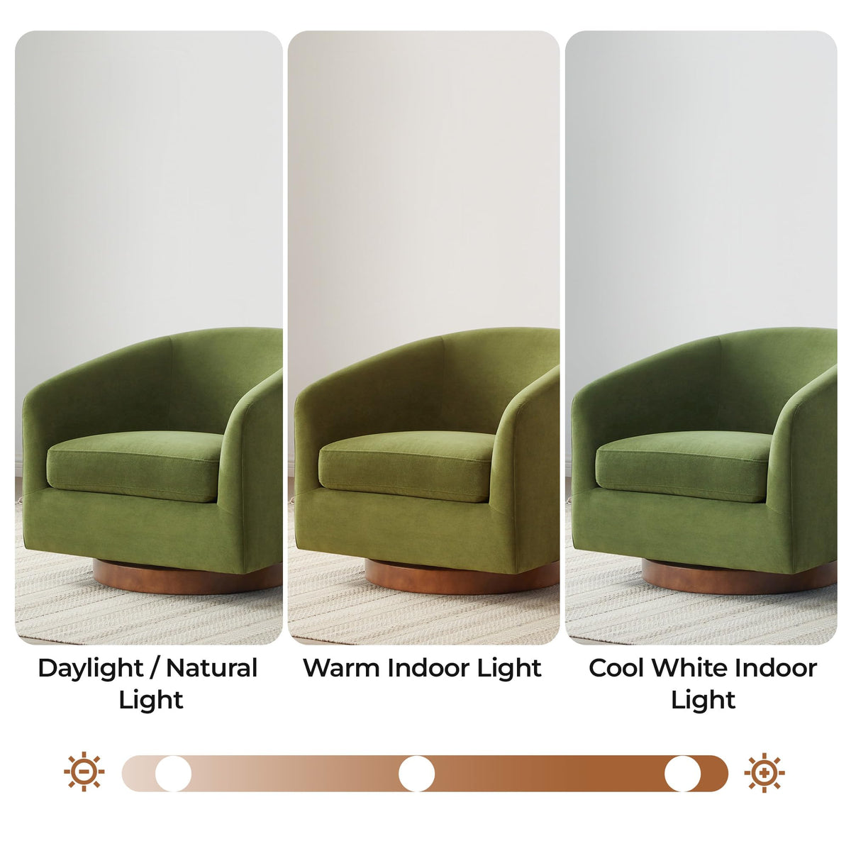 Forest Green Swivel Accent Chair Set 2 P20017
