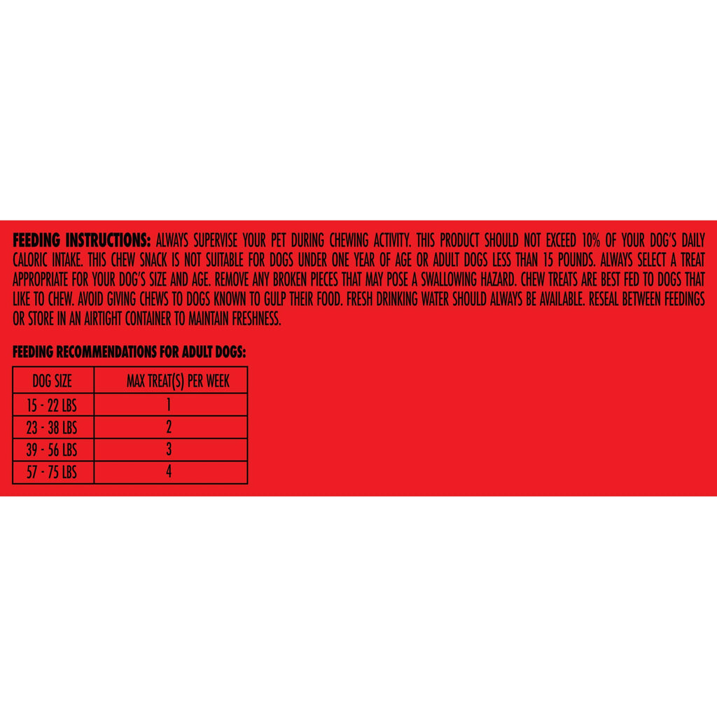 Real Beef Dog Chews K67706