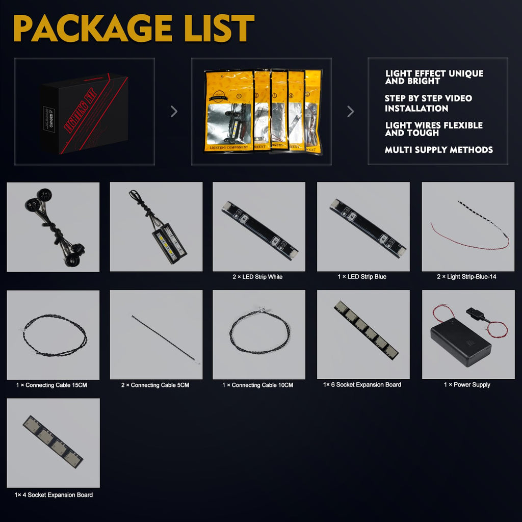 LED Light Kit for Building Set E9493