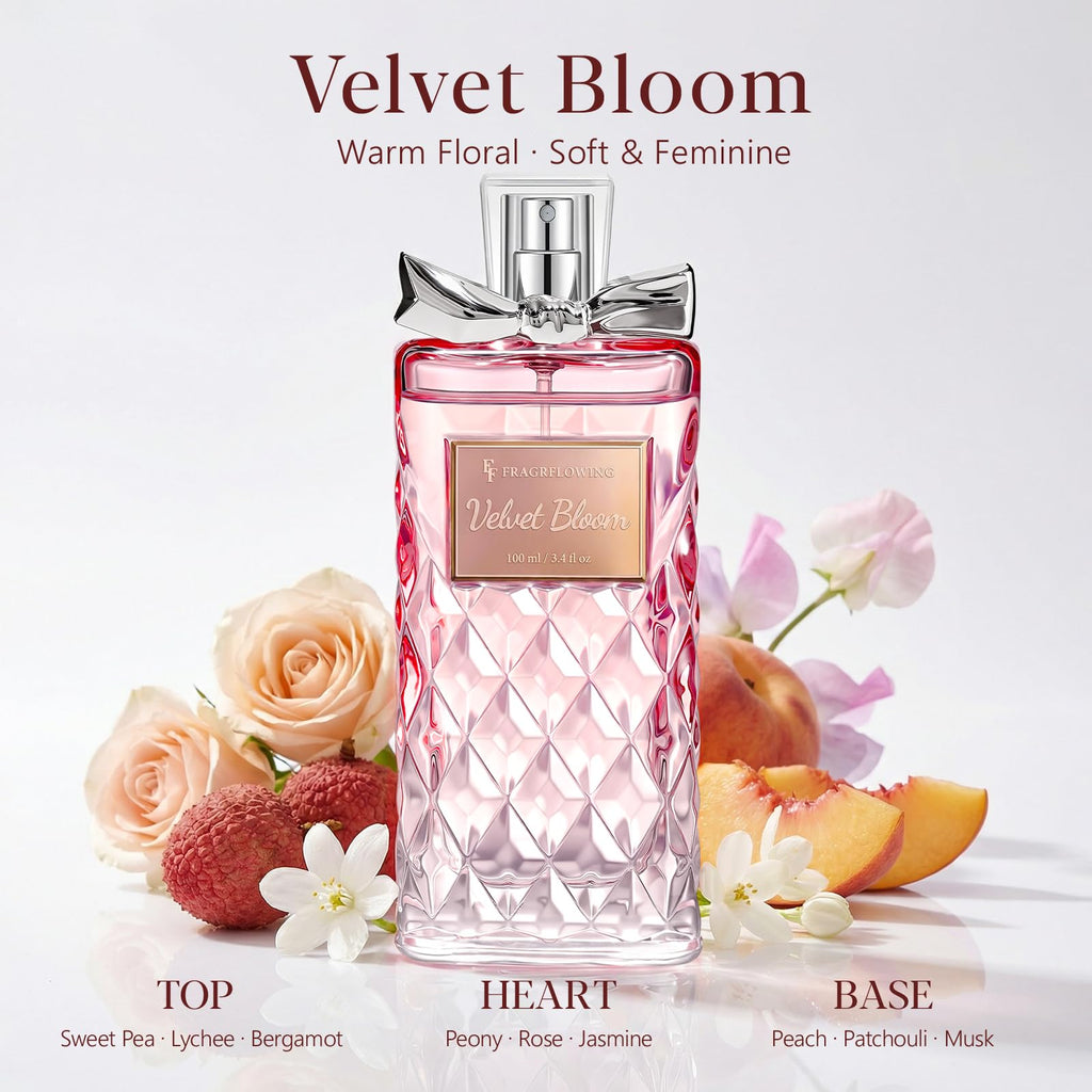 Alcohol-Free Long-Lasting Floral Perfume 3.4 fl oz H410