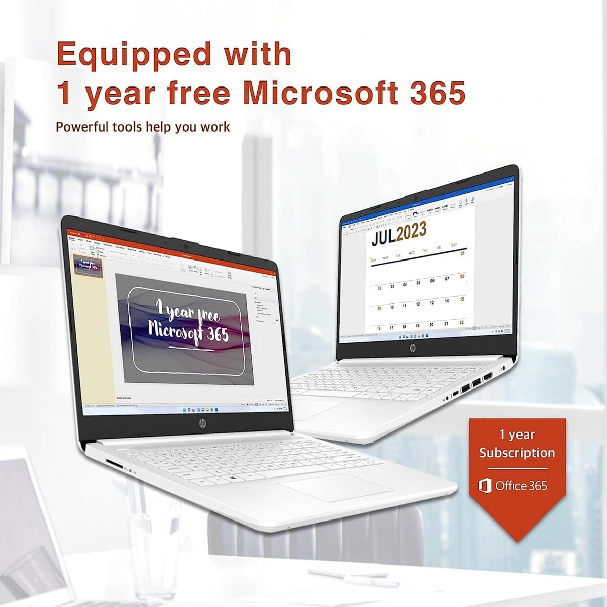 14" Quad-Core Intel Celeron Laptop, 4GB RAM, 128GB, Windows 11 S, White R75590