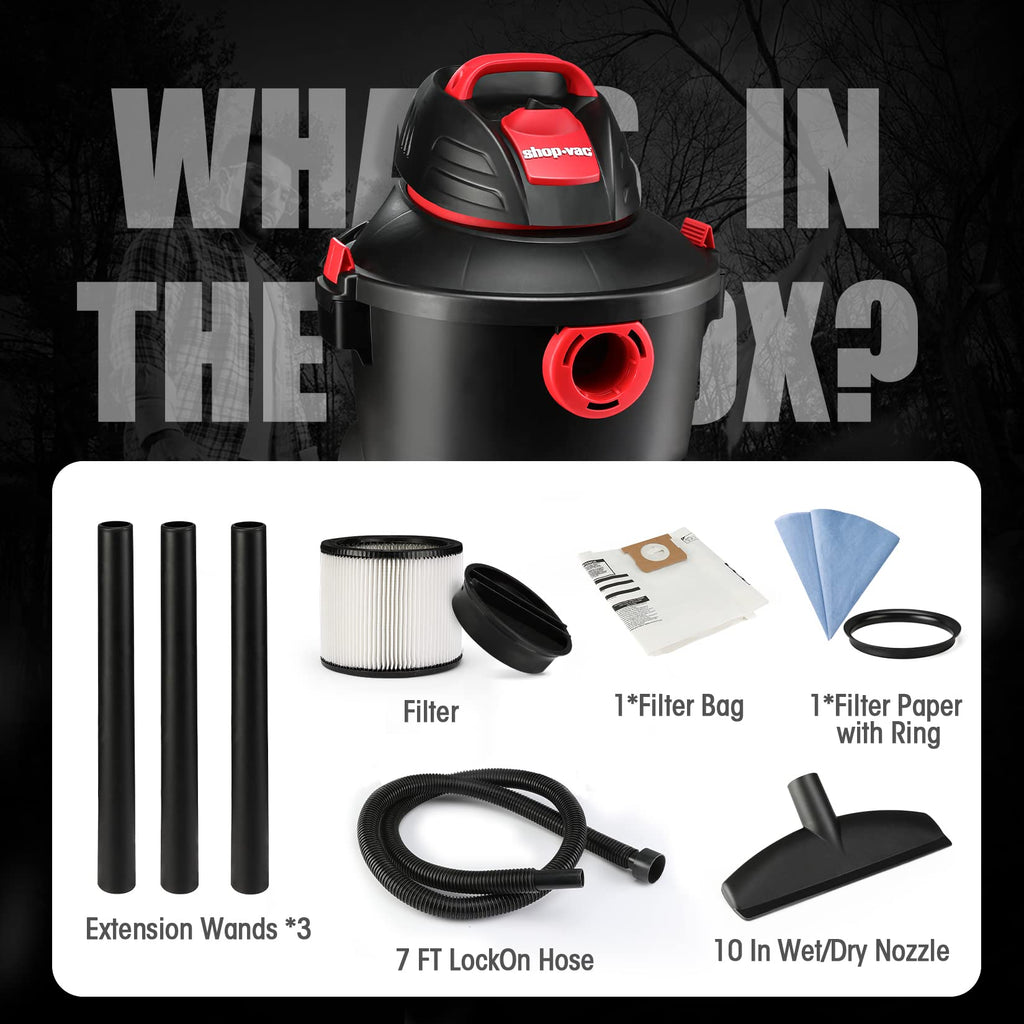 6 Gallon Wet/Dry Vac with Blower D4973
