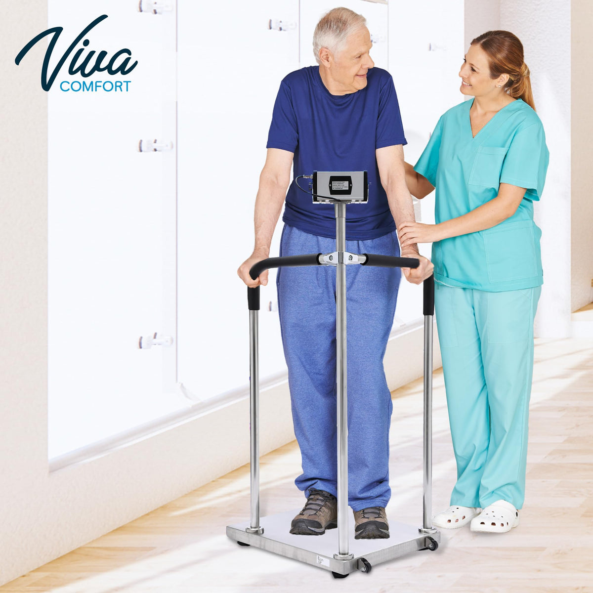 Medical Grade Digital Scale with Handles 660 lb Weight Capacity S403199