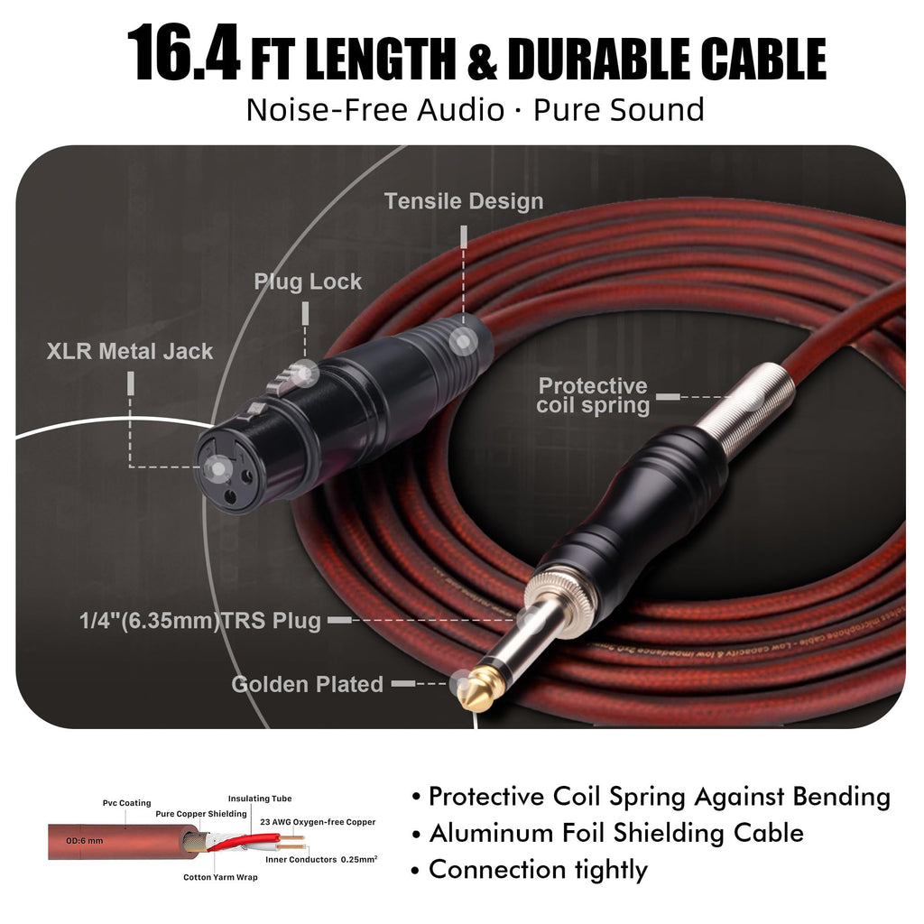 Dynamic Wired Vocal Microphone D4353