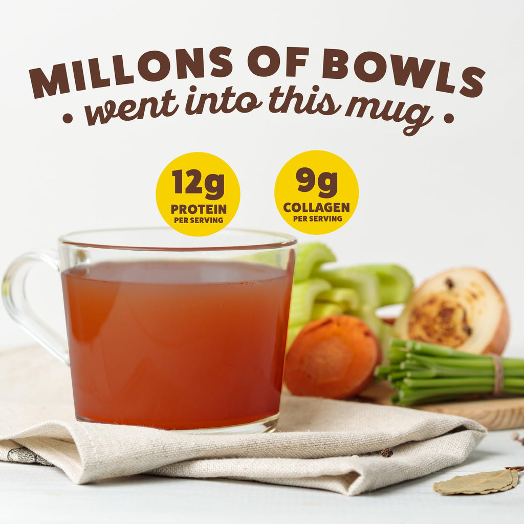 Instant Sipping Bone Broth Mix Beef 0.53 oz Pack of 30 Y35959