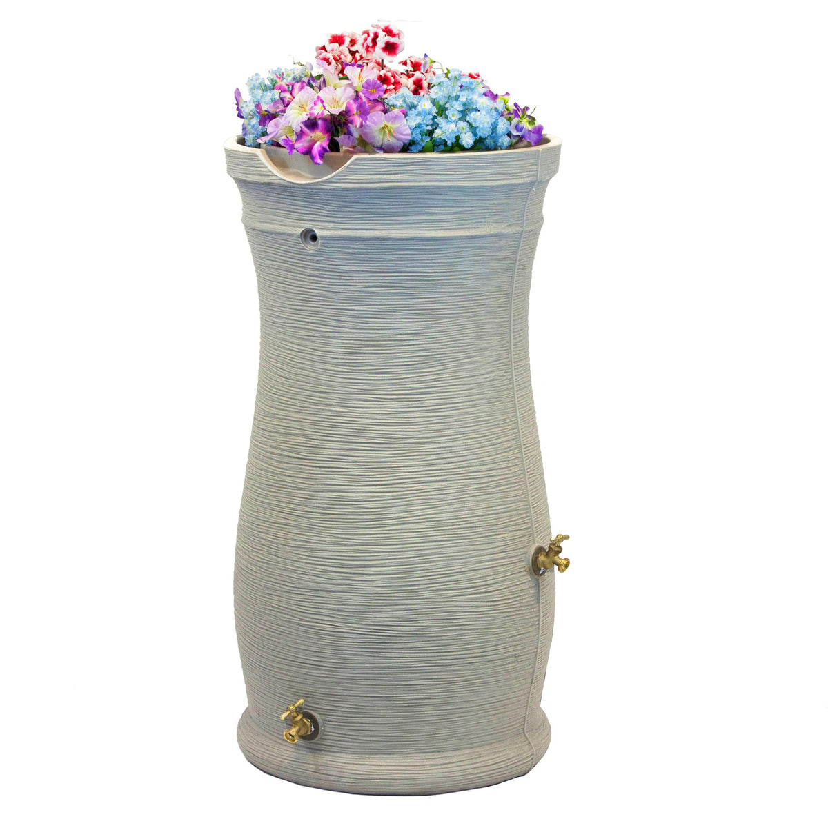 50-Gallon Rain Saver Barrel with 2 Brass Spigots and Screen F813