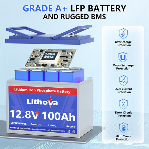 12V 100Ah LiFePO4 Battery N49738