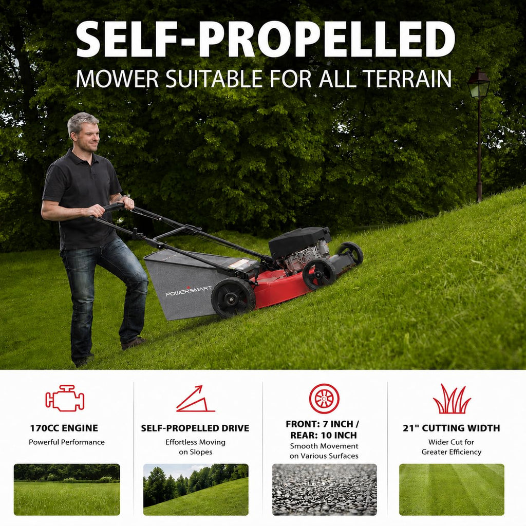 21" Gas Self-Propelled Lawn Mower G3071