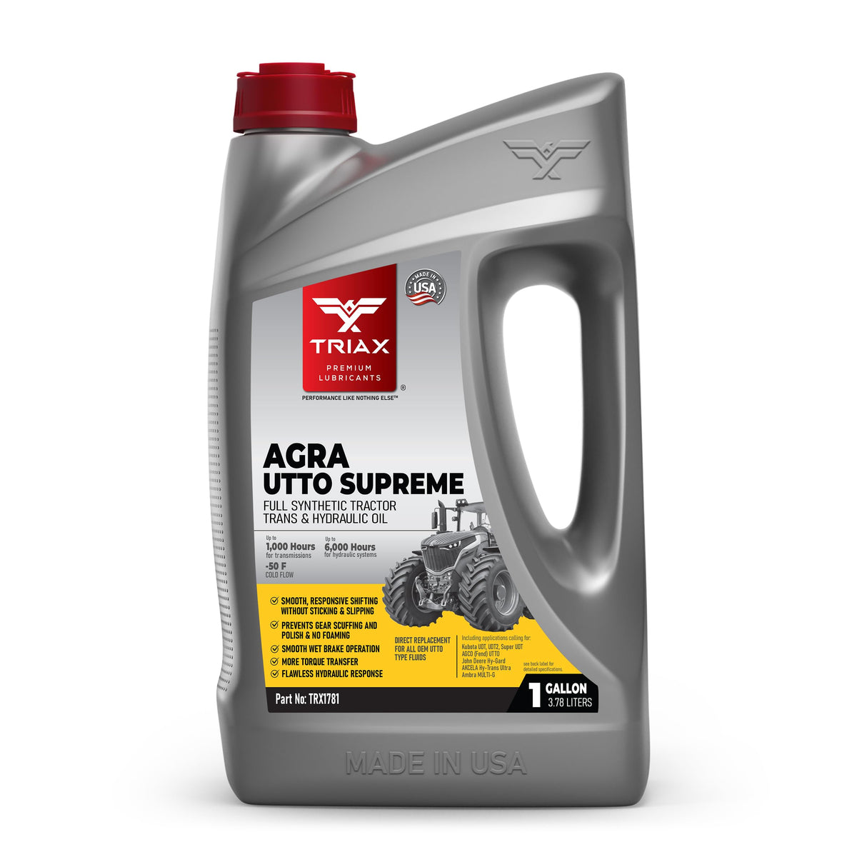 Full Synthetic Tractor Trans-Hydraulic Fluid 1 Gallon T3003