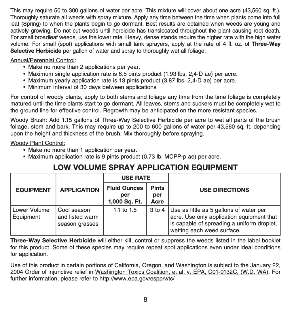 1 Gallon Selective Post Emergent Liquid Herbicide Q9981