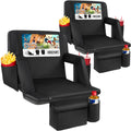 Stadium Seat with Back Support and Armrests 2-Pack L688