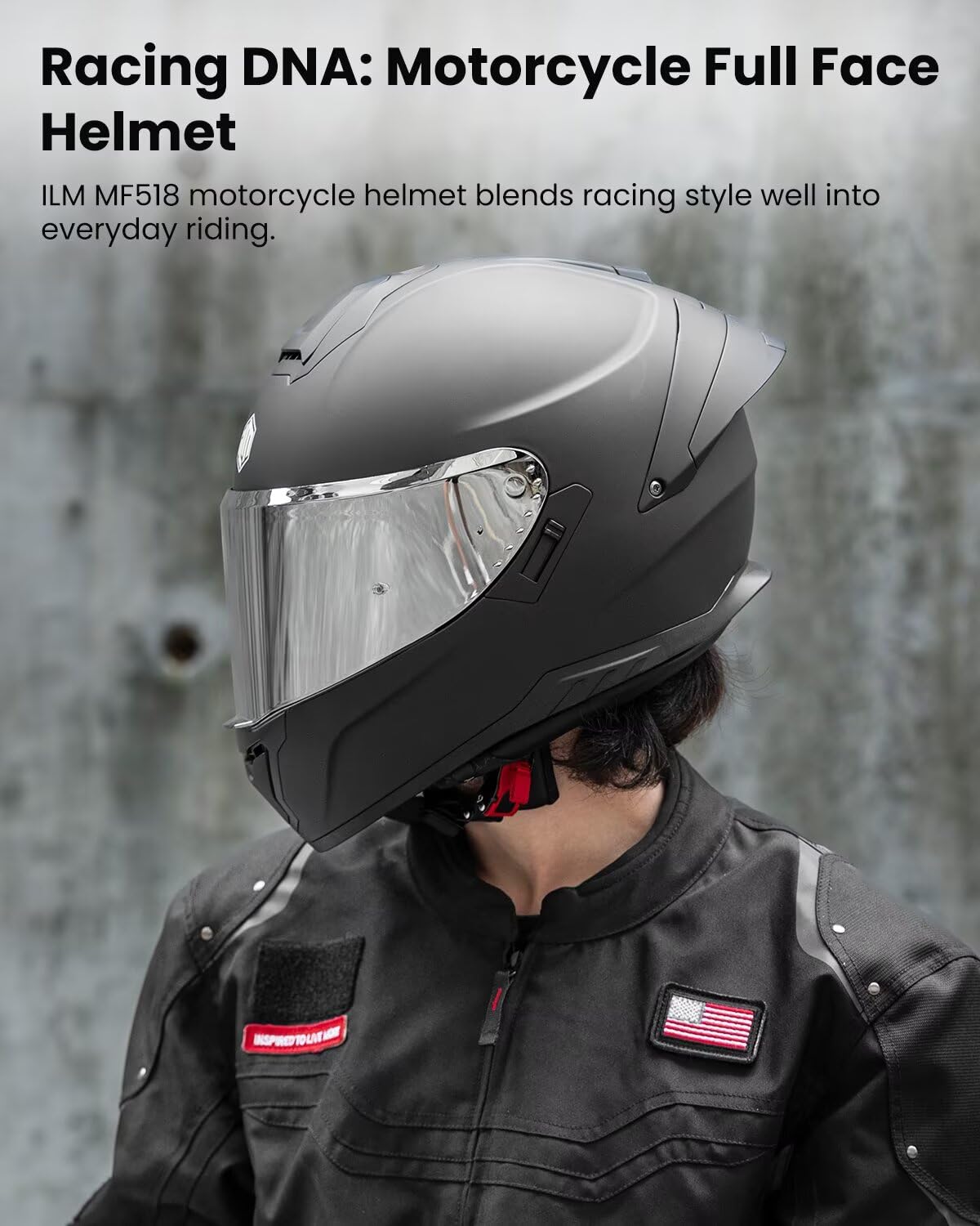 Full Face Motorcycle Helmet DOT C364249