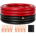 0 Gauge CCA Battery Cable 10FT Red 10FT Black H1314