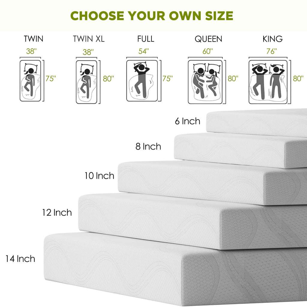 6 Inch Twin Memory Foam Mattress B1899
