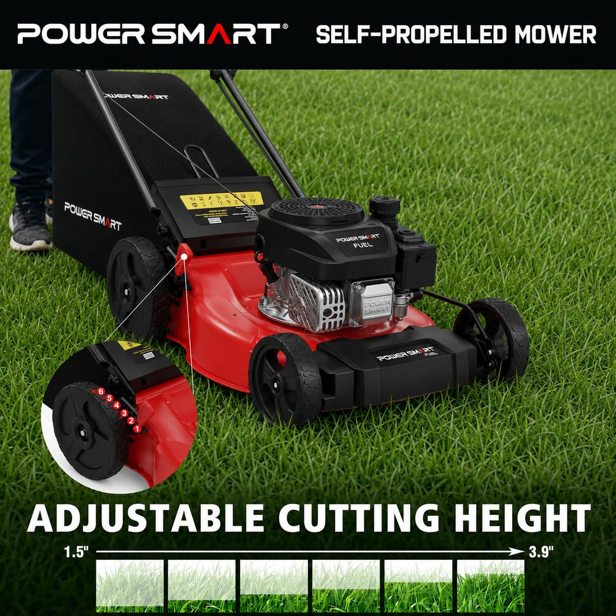 21" Gas Self-Propelled Lawn Mower G3071