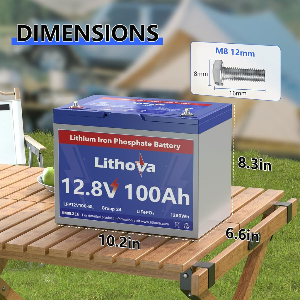 12V 100Ah LiFePO4 Battery N49738
