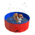 Foldable 30.5x12in PVC Dog Pool with Drain R4446