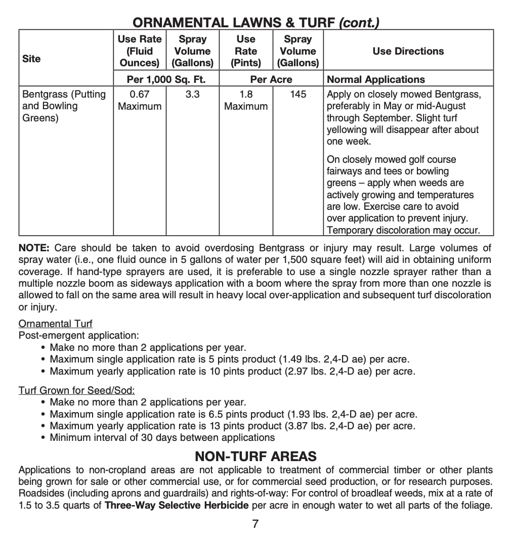 1 Gallon Selective Post Emergent Liquid Herbicide Q9981