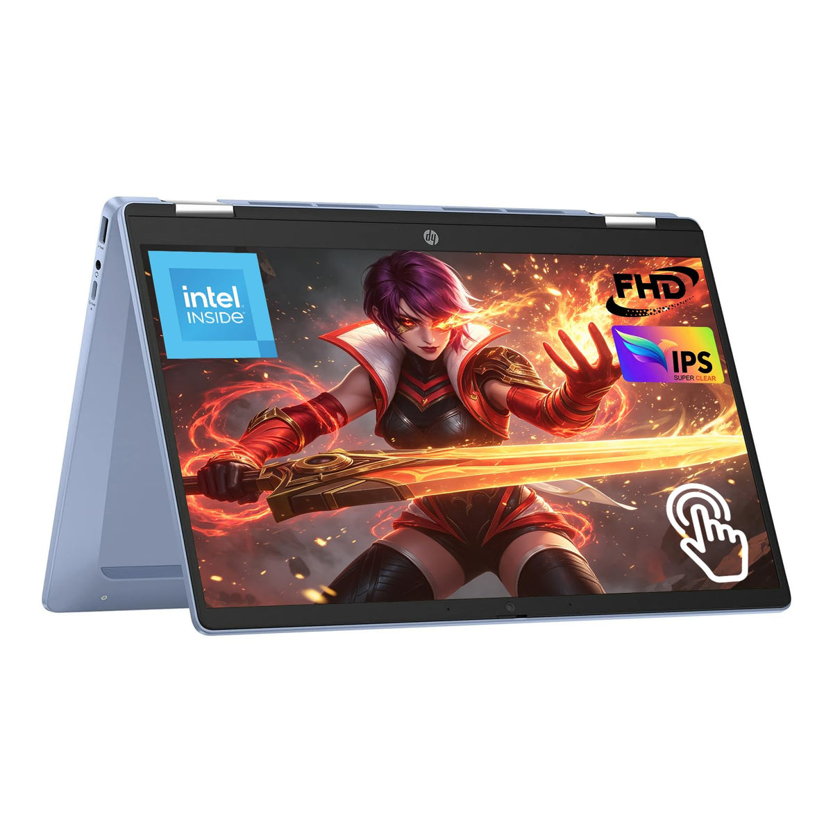 14" 2-in-1 Touch Laptop Intel N100 4GB RAM 64GB Chrome OS F5168