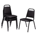 Vinyl Stacking Chair, 4/Pack C302