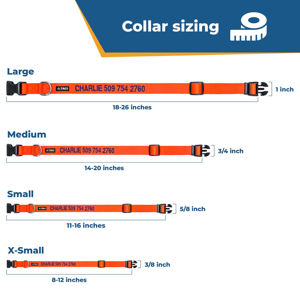 Personalized Dog Collar with Pet Name and Phone Number Q32721