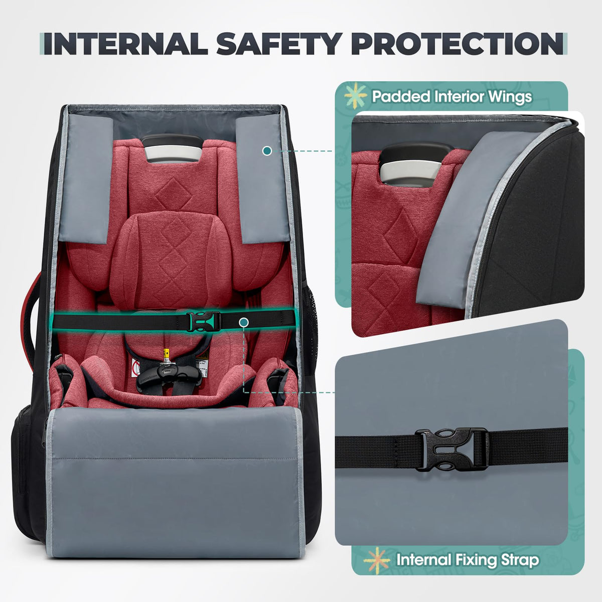 Padded Car Seat Travel Bag F37400