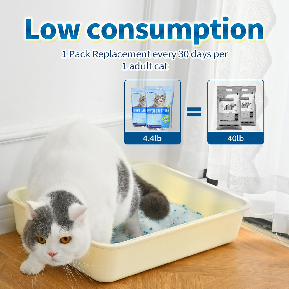 Cat Litter Crystals 25.8 lbs J396