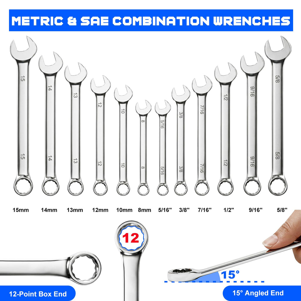 279-Piece Mechanics Tool Set with Toolbox T47974
