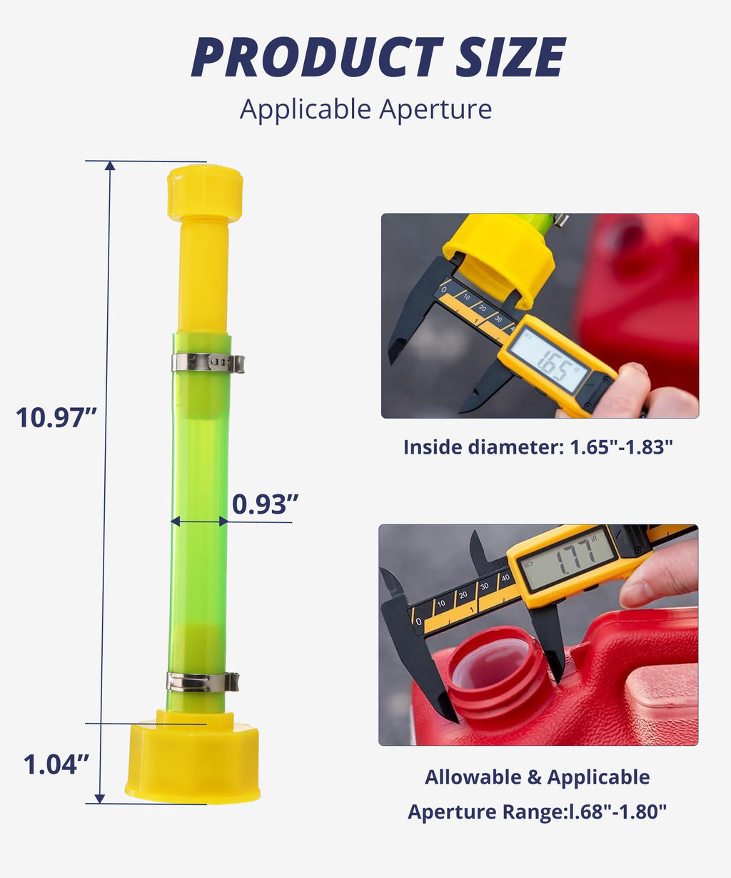Gas Can Spout Replacement with Sealing Ring & Cap F797393