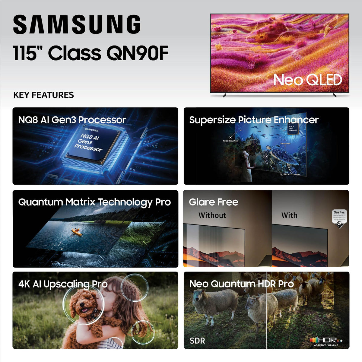 115" 4K Neo QLED Smart TV N3729