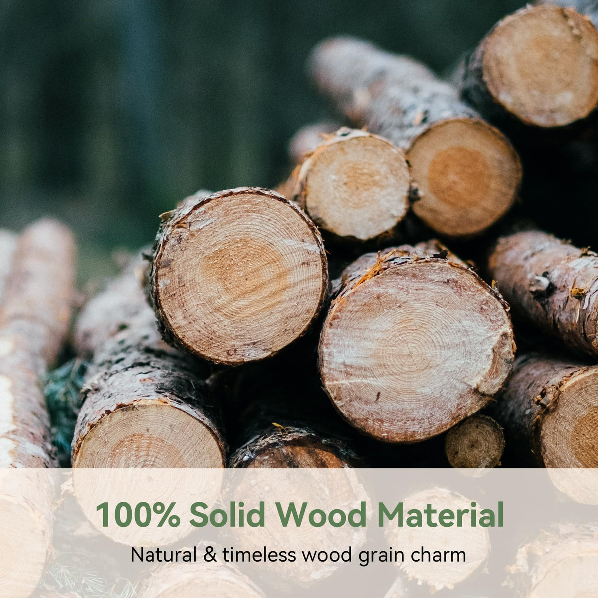 3-Tier Solid Wood TV Stand with Open Storage Shelves G958075