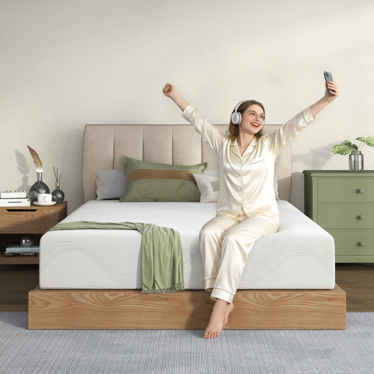 6 Inch Twin Memory Foam Mattress B1899