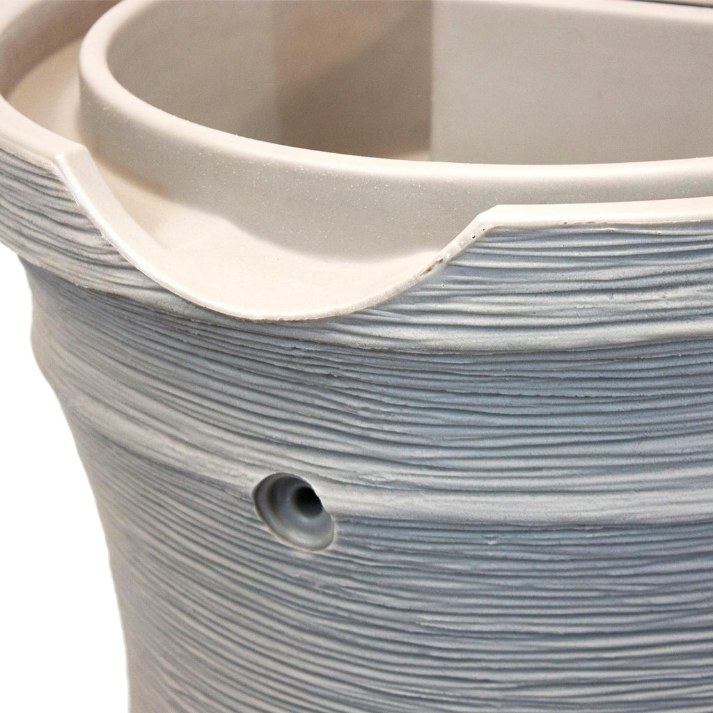 50-Gallon Rain Saver Barrel with 2 Brass Spigots and Screen F813