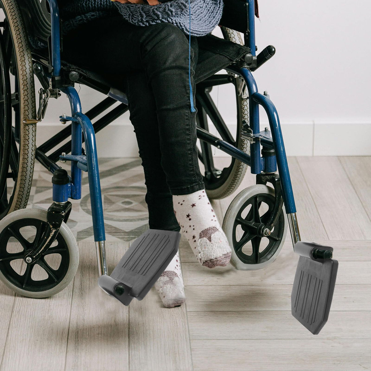 Heavy Duty Wheelchair Footrest 2pcs J6753