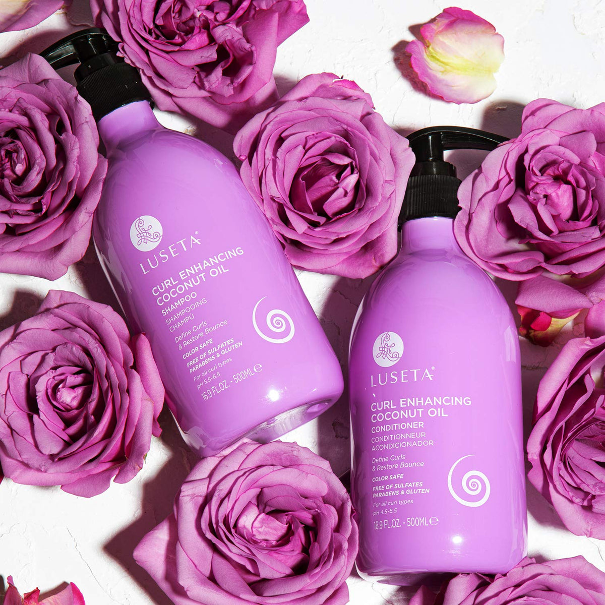 Coconut Oil Shampoo & Conditioner Set and Leave in Conditioner and Curly Hair Mask J564499
