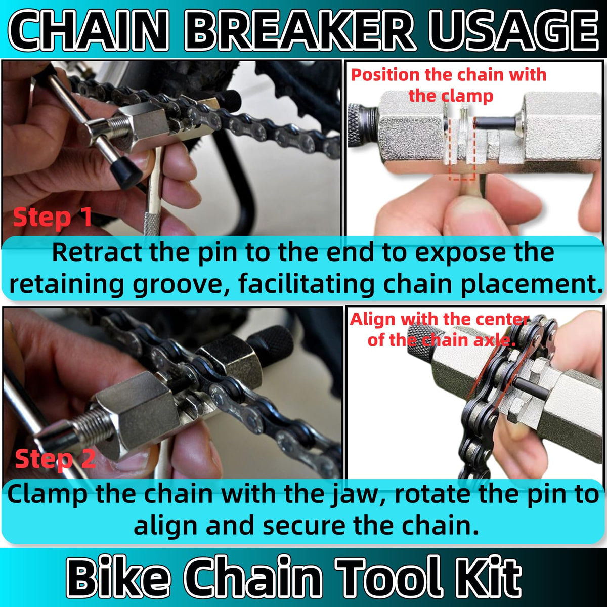 Bike Chain Tool 3 Pcs U7541