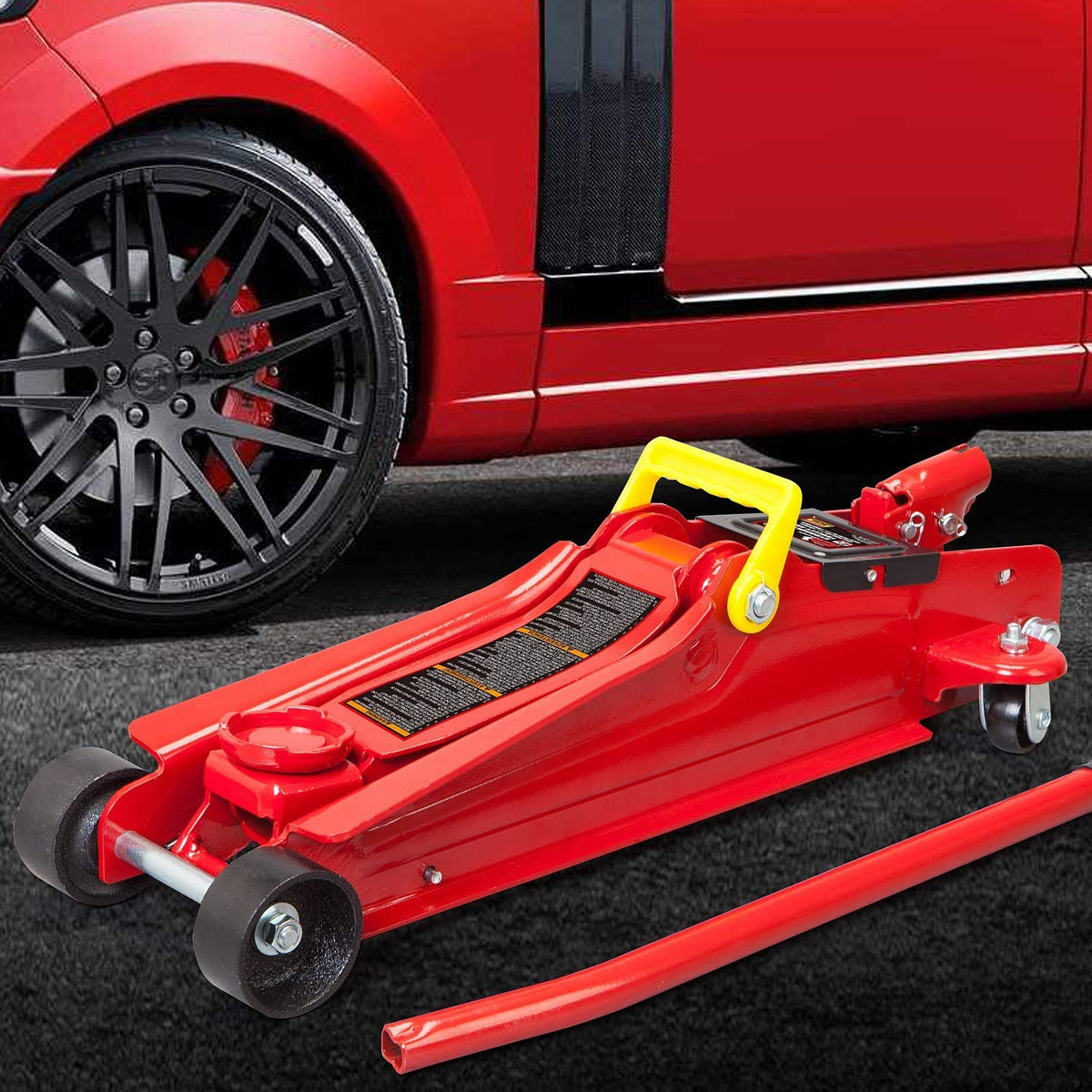 2.5 Ton Low Profile Trolley Floor Jack with Single Piston Quick Lift Pump V552559