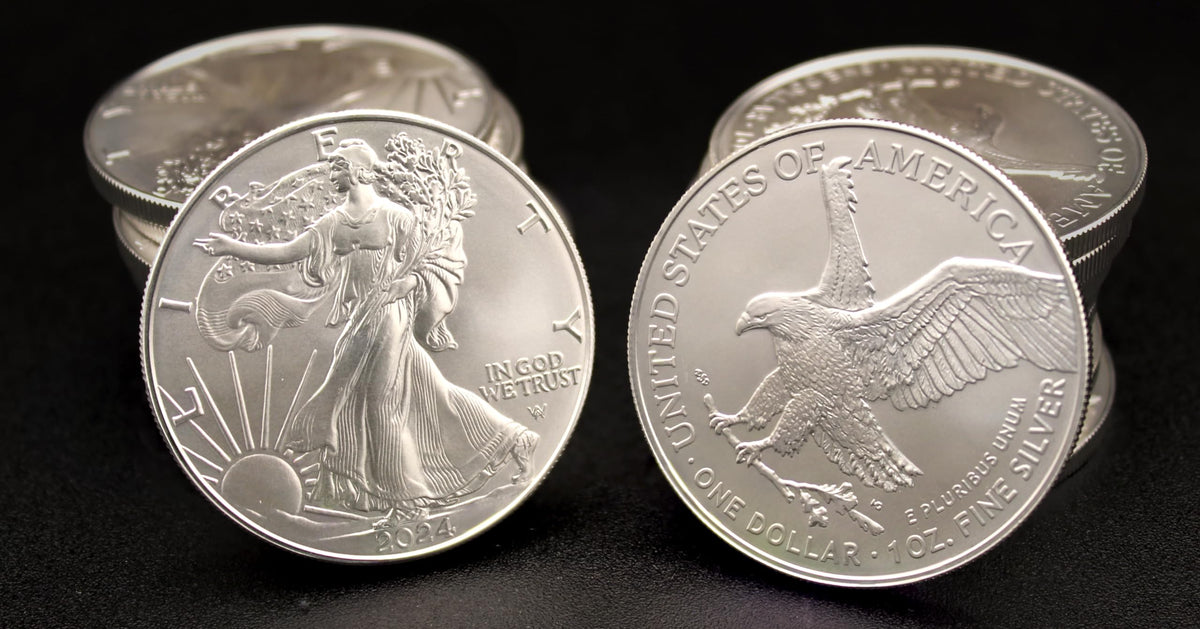 10 1 oz American Silver Eagles Coins U350