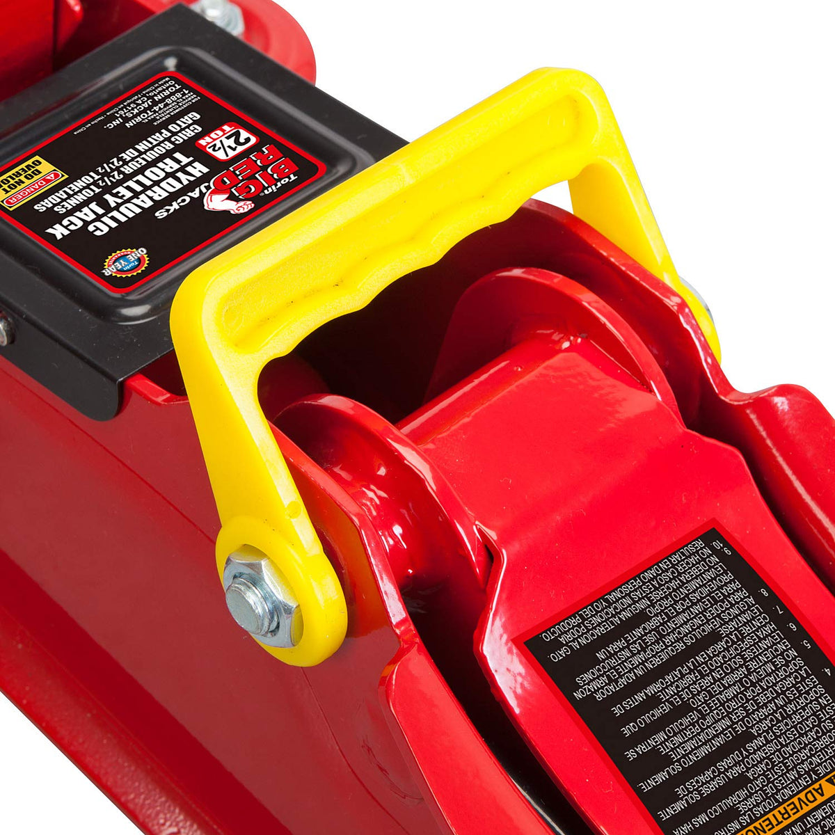 2.5 Ton Low Profile Trolley Floor Jack with Single Piston Quick Lift Pump V552559