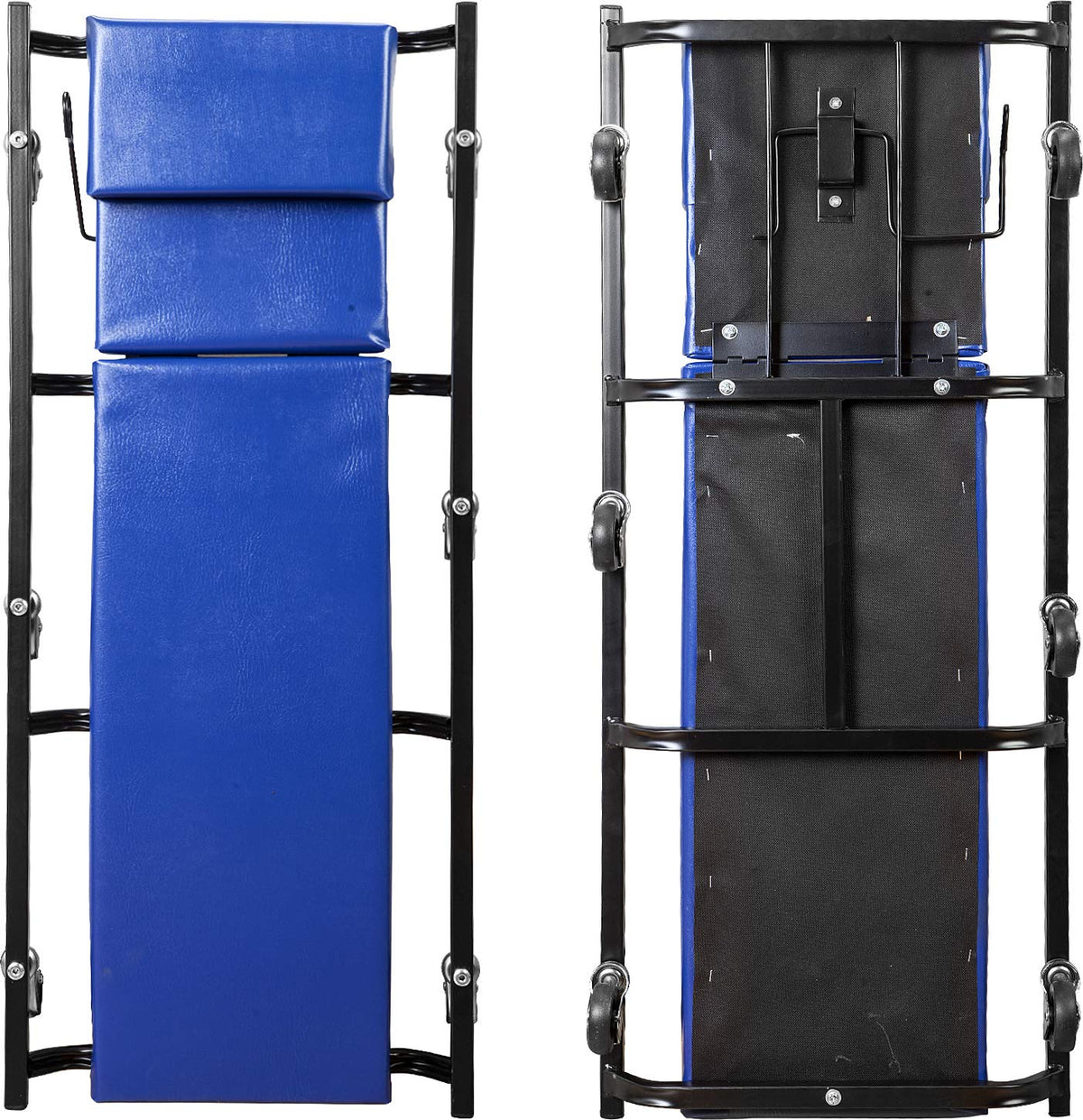40" Padded Mechanic Creeper with 6 Casters, Blue H514
