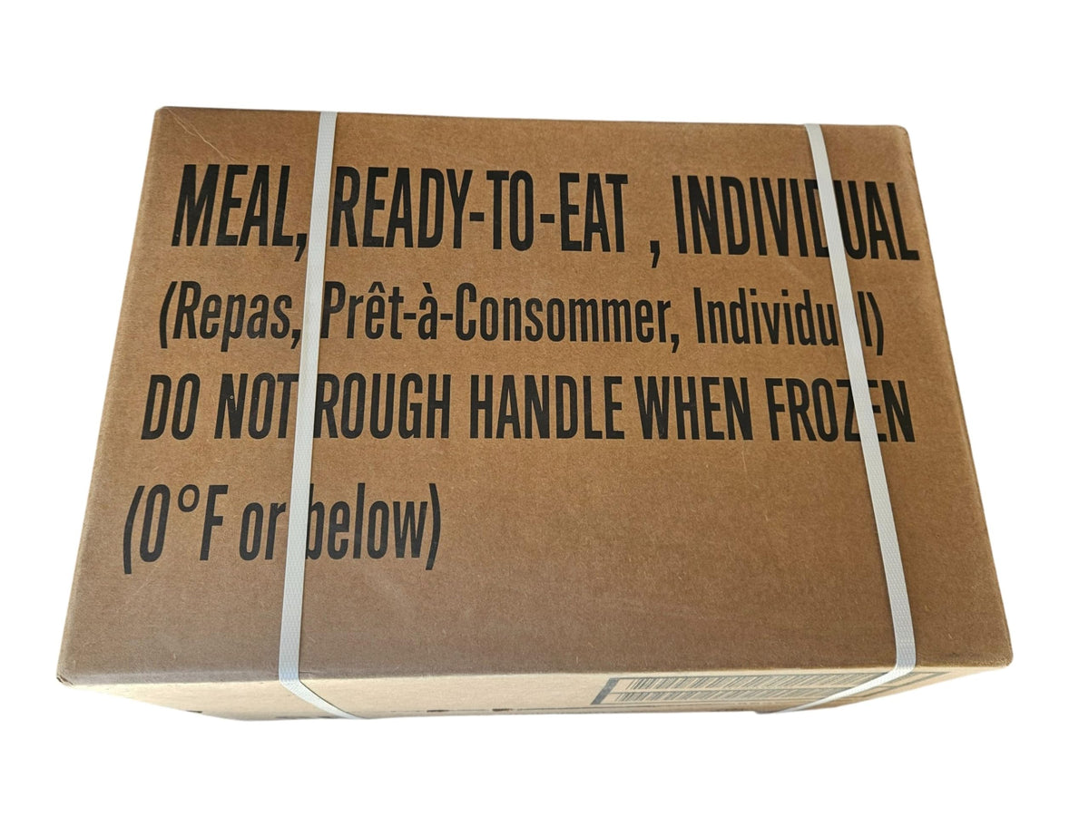MRE Meal Ready to Eat with Entree Snacks Dessert Drink Mix Utensils Condiments R1873